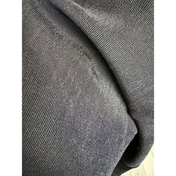 CHICO'S TRAVELERS black knit open front cardigan sweater 2 L - Picture 4 of 6